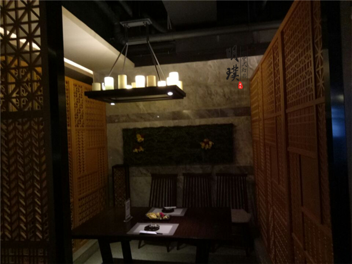 长方形新中式餐厅吊灯